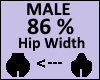 Hip Scaler 86% Male