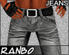 *R* Low Rise Black Jeans