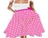 50S PIN UP PNK/WHT DRS