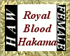 Royal Blood Hakama - F