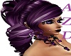 Purple Haze ponytail
