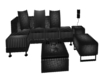 MS Blk & Gray Sectional