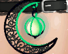 A/ Green Moon Necklace