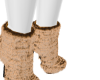 JESSIE BEIGE FURRY BOOTS
