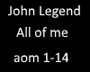 John Legend all of me