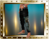7DTD Black/Teal Jeans -