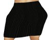 black pinstripe skirt