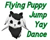 Flying Puppy Black/White