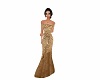 glittery gold gown