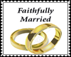 Faithfully Married Stamp