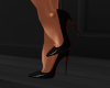 Classic Goth Black Pumps