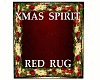 Xmas Spirit Red Rug
