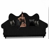 C* sofa black velvet