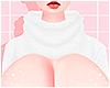 Sweater neck white layer