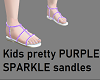 Kids sparkle purple shoe