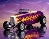 Hotrod pic purple frame