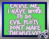 *T* Evil Work Sticker