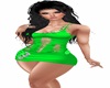 Neon Green Summer Dress
