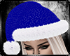 BLUE CHRISTMAS FUR HAT
