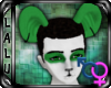 ~L~ Green Pandie Ears
