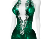 Glowing Green Teal Gown