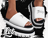 L! Black y2k sandals