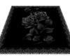 gothic rose chat rug