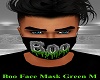 Boo Face Mask Green M