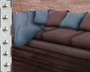 Sofa Beige Blue