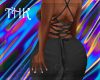 Draped lace up THK