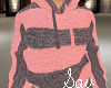 BaggySweatshirt-Coral/Br