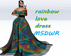Rainbow Long dress