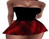 Black&Red Pleated