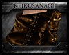 [K] Gold Crust Boots