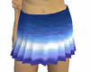 CJ69 Blue Pleated Skirt