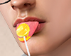 Tongue + Yellow Candy