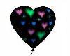 Colored Heart Balloon