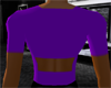 Open Back Purple Shirt