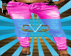 Shredded Jean Pink