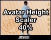 Avatar Height Scale 40%
