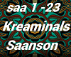 Kreaminals Saanson