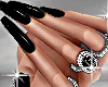 Ina Black Nails + Rings2