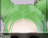 Wel pea green hair