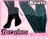 *B* Lace Boots*Ocean