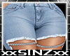 X Stonewash Chain Jeans