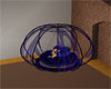 Electric Blue Swing Bed