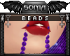 `x: Mouth Beads: Purple