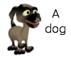 A dog