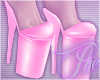 `Pink pvc Heels
