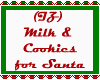 (IZ) Milk Cookies Santa